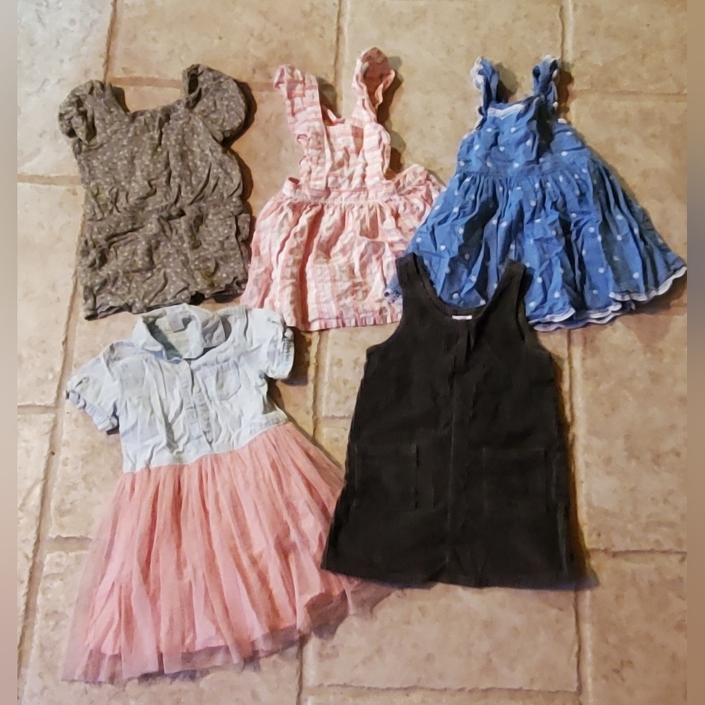 Girls Clothes Bundle Size 4T Cat & Jack, Little Co By Lauren Conrad, Oshkosh - Picture 2 of 13